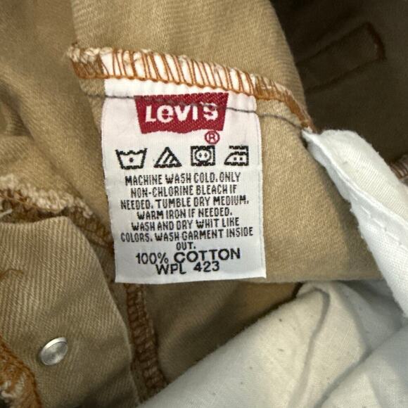 Levi's Vintage Mens 501 Jeans Straight Leg Button Fly Y2K 34x30 Capsule 90's USA - Picture 4 of 11